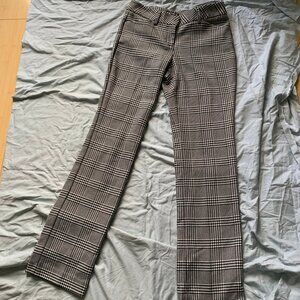 EXPRESS Editor Black & White Plaid Pants 2R